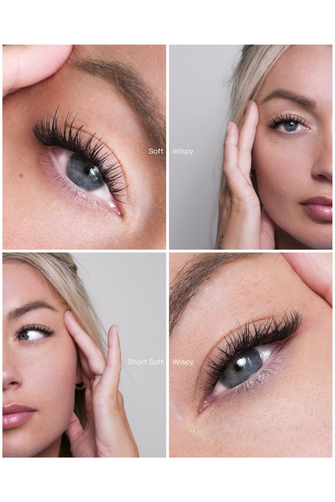 comparison of soft wispy lash extensions