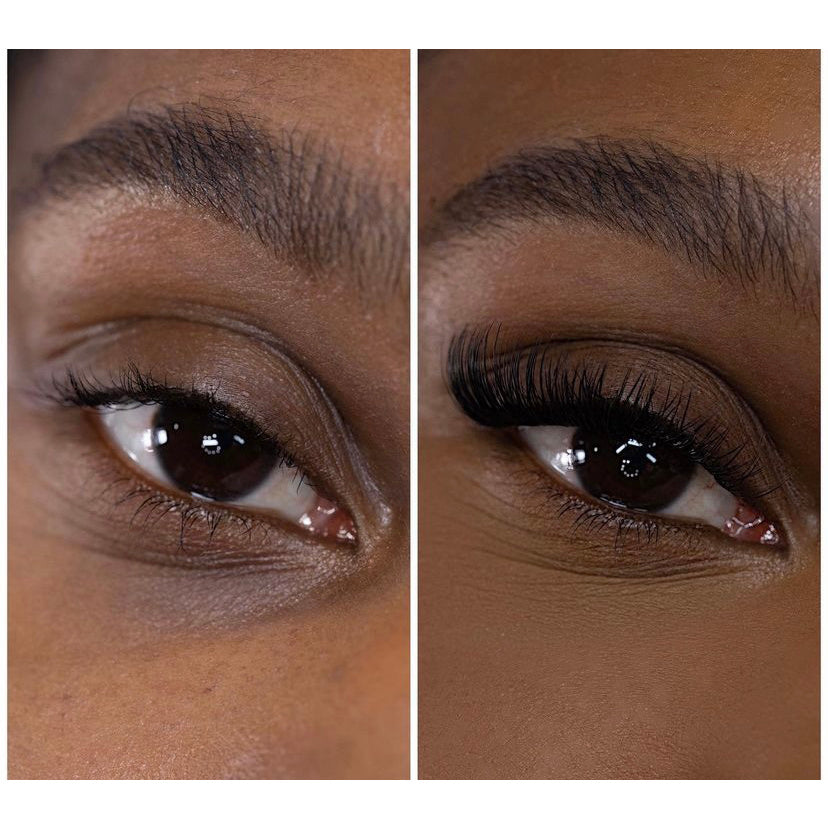diy lash set moderate cat eye