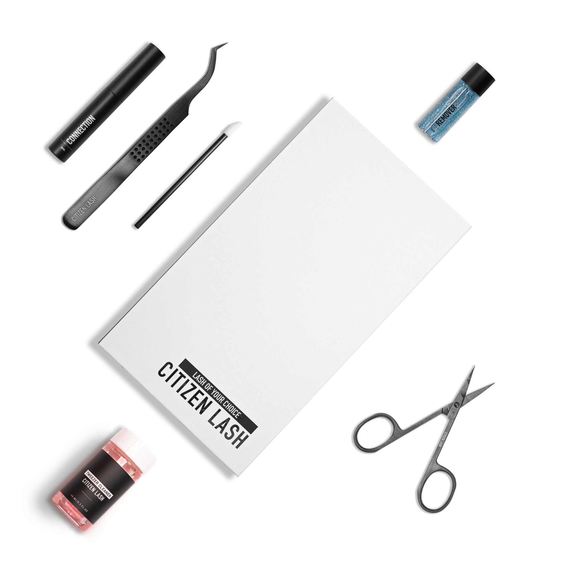 full diy lash extension bundle kit with diy lash glue diy lash application tweezer temporary lash tray and more